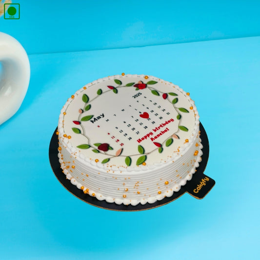 Custom Calendar Cake - Gurgaon & Delhi NCR | Cakofy