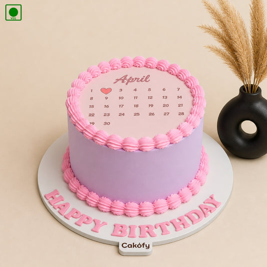 Customized Date Birthday Cake - Gurgaon & Delhi NCR | Cakofy