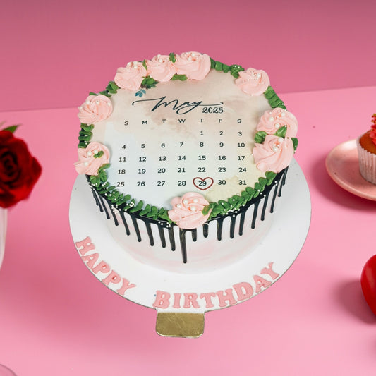 Customized Calendar Theme Cake - Gurgaon & Delhi NCR | Cakofy