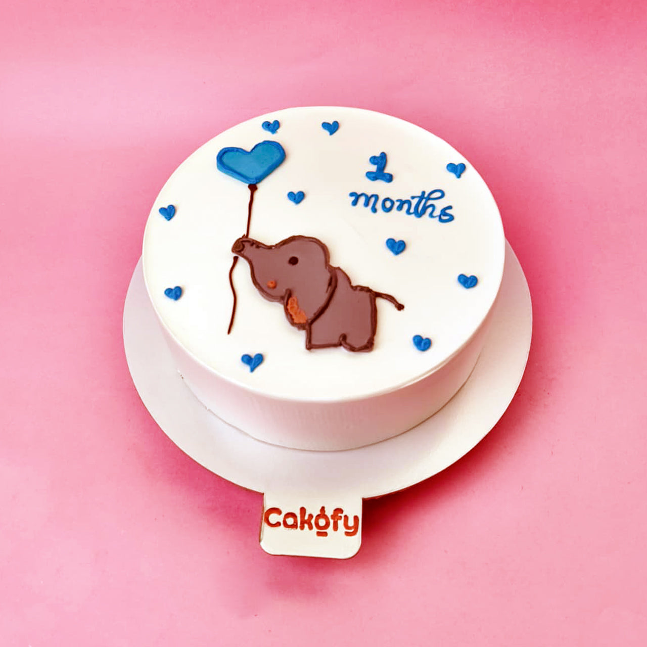 Cute 1 Month Celebration Cake – Gurgaon & Delhi NCR | Cakofy