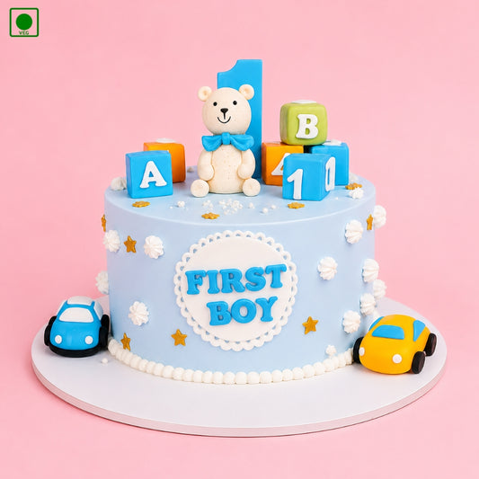 Cute Bear Theme Designer Cake - Gurgaon, Delhi & Noida