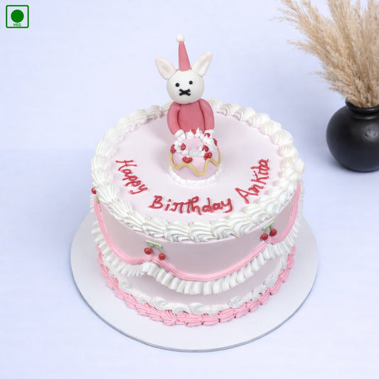 Cute Bunny Birthday Cake - Gurgaon & Delhi NCR | Cakofy
