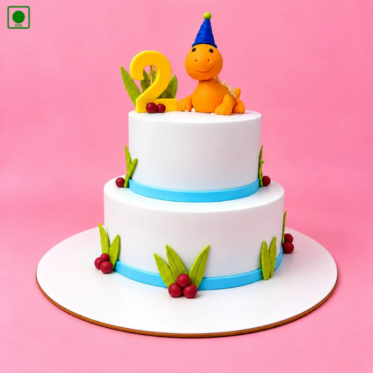 Cute Dinosaur Theme Cake – Gurgaon, Delhi & Noida