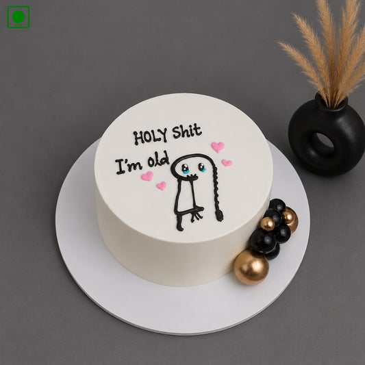 Cute Funny Quote Cake - Gurgaon, Delhi & Noida
