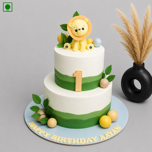 Cute Lion Theme Cake – Gurgaon, Delhi & Noida