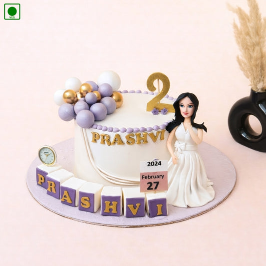 Cute Princess Memory Cake - Gurgaon & Delhi NCR | Cakofy