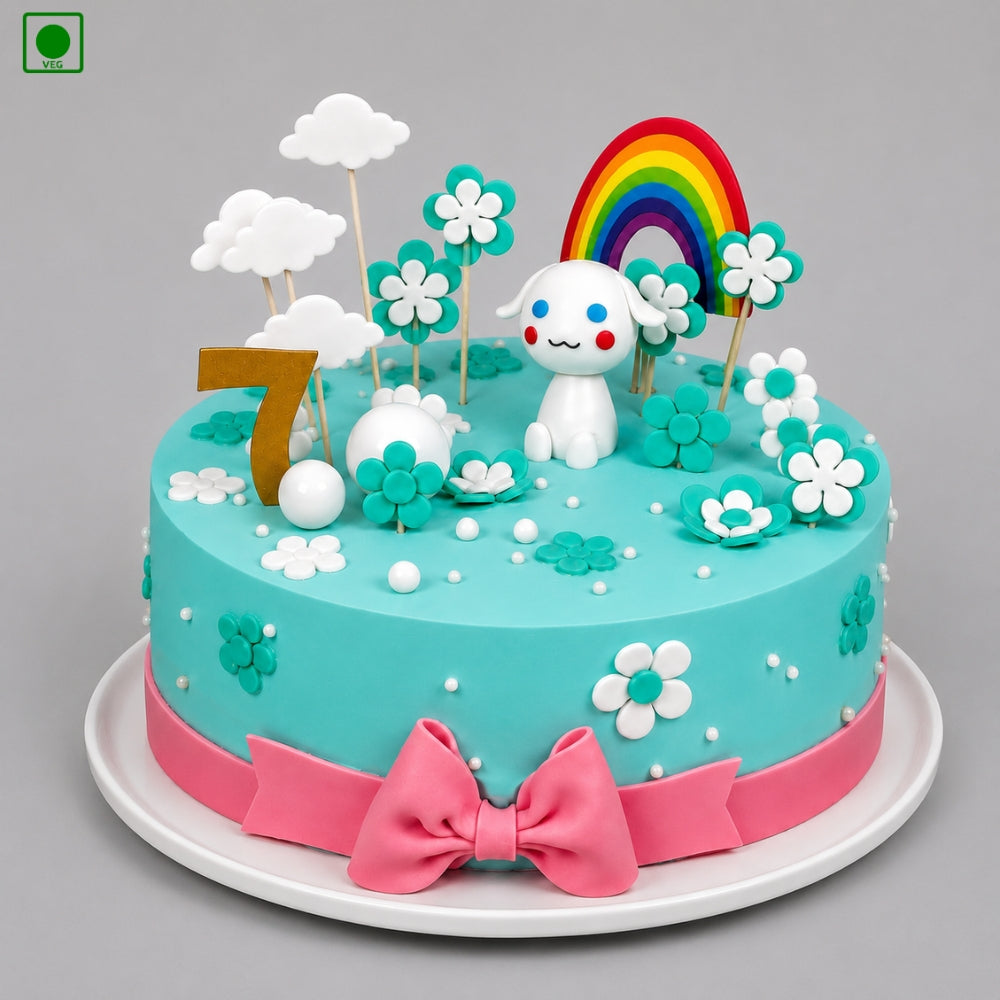 Cute Teddy Designer Cake - Gurgaon, Delhi & Noida
