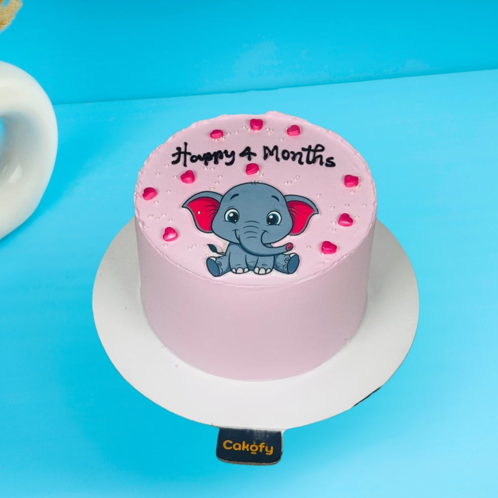 Cute Elephant Design Cake – Gurgaon & Delhi NCR | Cakofy