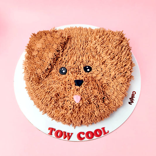 Cute Puppy Face Theme Cake - Gurgaon & Delhi NCR | Cakofy