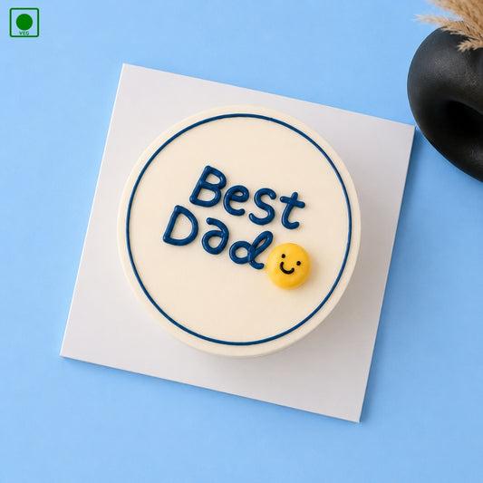 Dad Smiley Bento Cake –  Gurgaon, Delhi & Noida