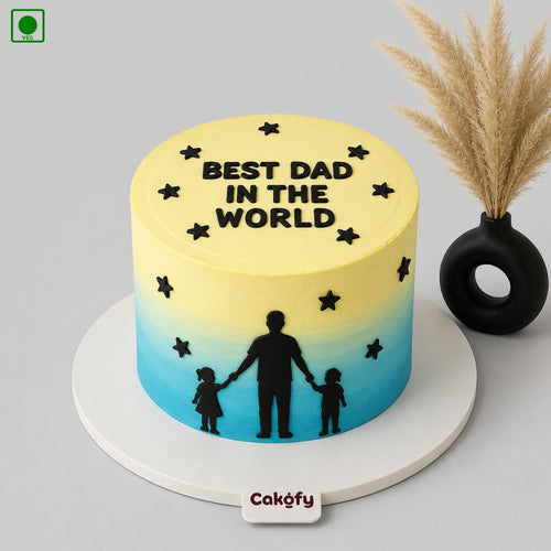 Dad’s Star Celebration Cake