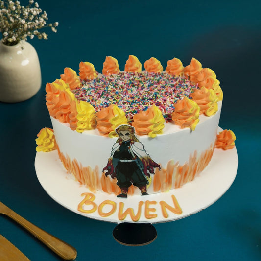 Demon Slayer Anime Theme Cake - Gurgaon & Delhi NCR | Cakofy