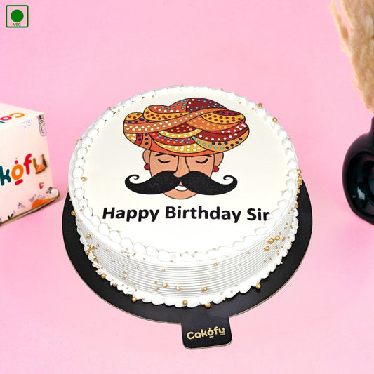Desi Style Birthday Cake - Gurgaon & Delhi NCR | Cakofy