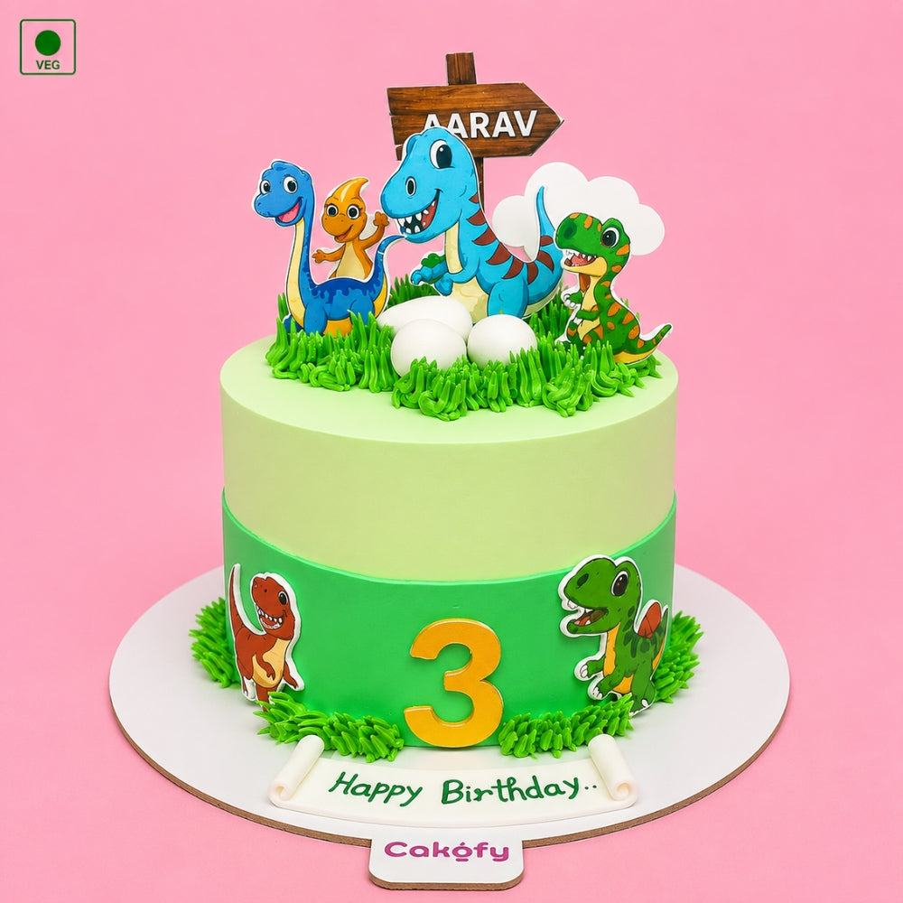 Dinosaurs Egg Designer Cake – Gurgaon, Delhi & Noida