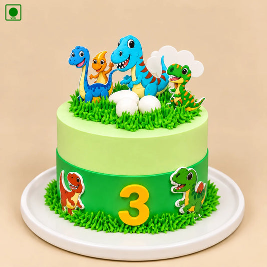 Dinosaur Egg Theme Cake