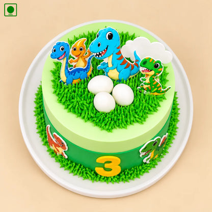 Dinosaur Egg Theme Cake