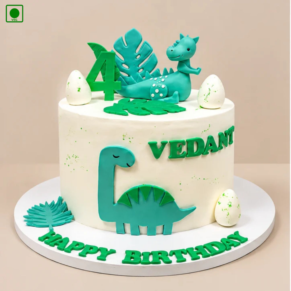 Dinosaur Jungle Birthday Cake – Gurgaon, Delhi & Noida