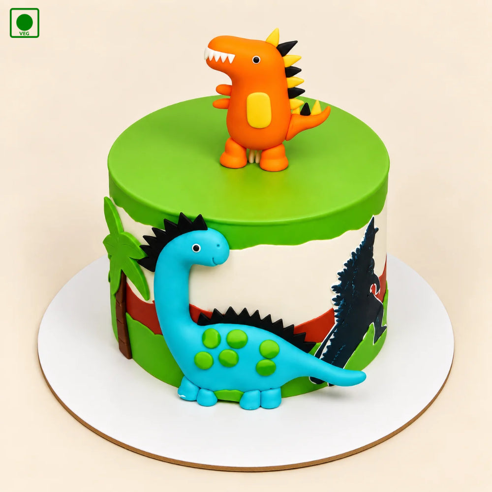 Dinosaur Safari Cake – Gurgaon, Delhi & Noida
