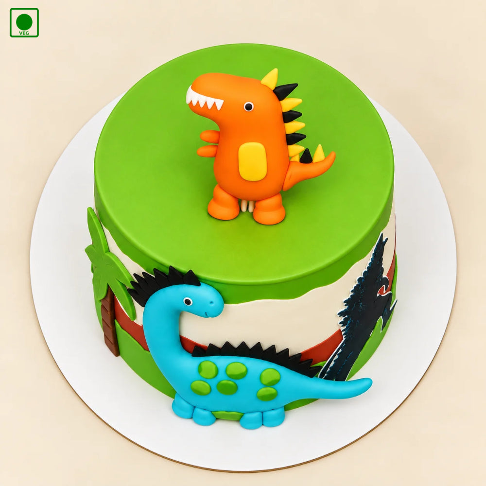 Dinosaur Safari Cake – Gurgaon, Delhi & Noida