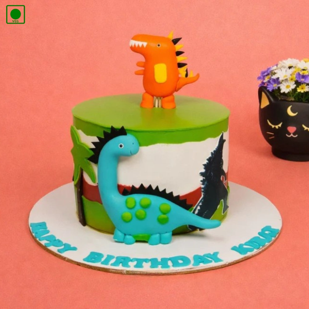 Dinosaur Safari Cake – Gurgaon & Delhi NCR | Cakofy