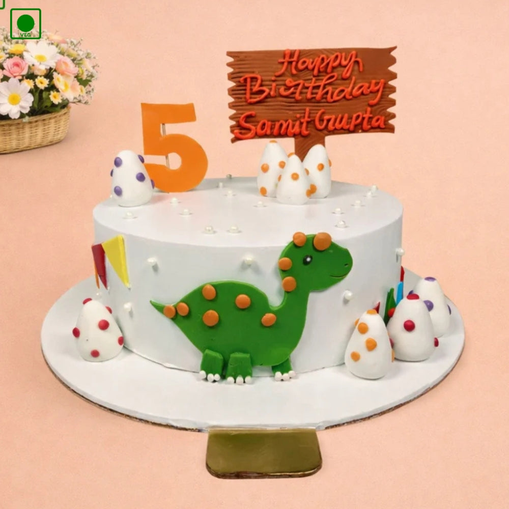 Dinosaurs Egg Designer Cake – Gurgaon & Delhi NCR | Cakofy