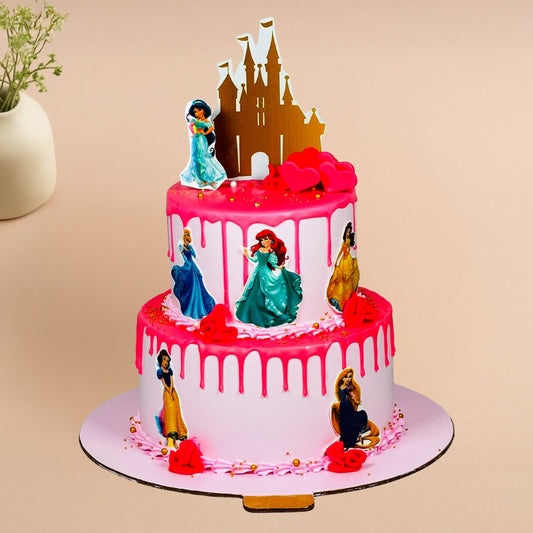 Disney Princess Theme Cake