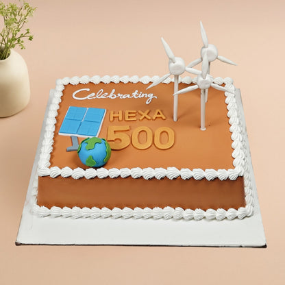 Celebrating Launching Cake