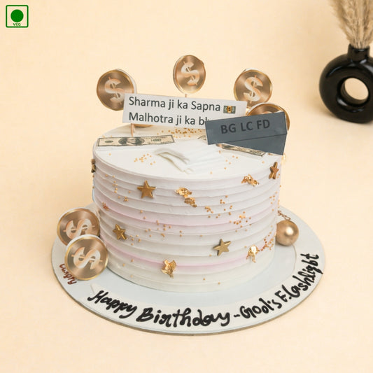 Dollar Theme Cake - Gurgaon & Delhi NCR | Cakofy