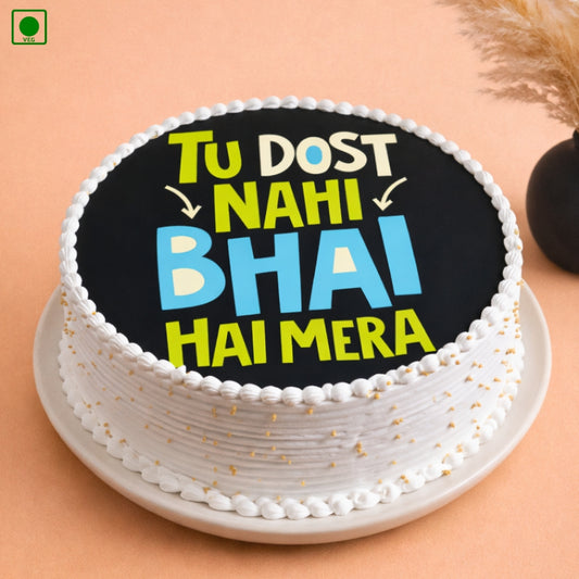 Dosti Aur Bhai Theme Cake - Gurgaon & Delhi NCR | Cakofy