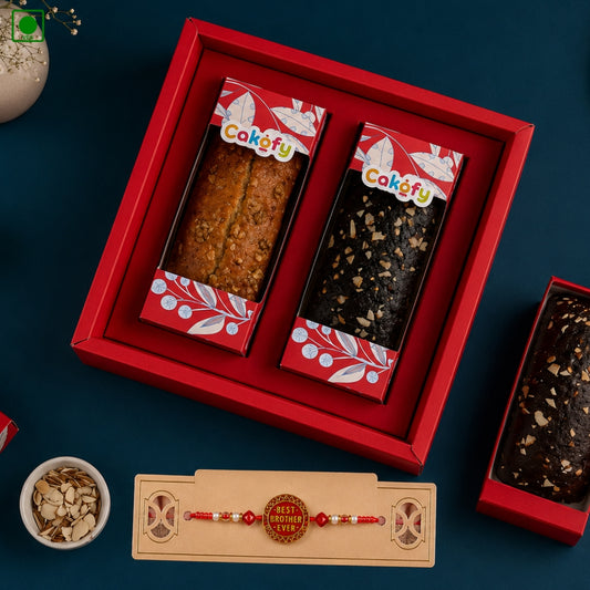 Dry Cake Hamper  With Rakhi - Gurgaon, Delhi & Noida