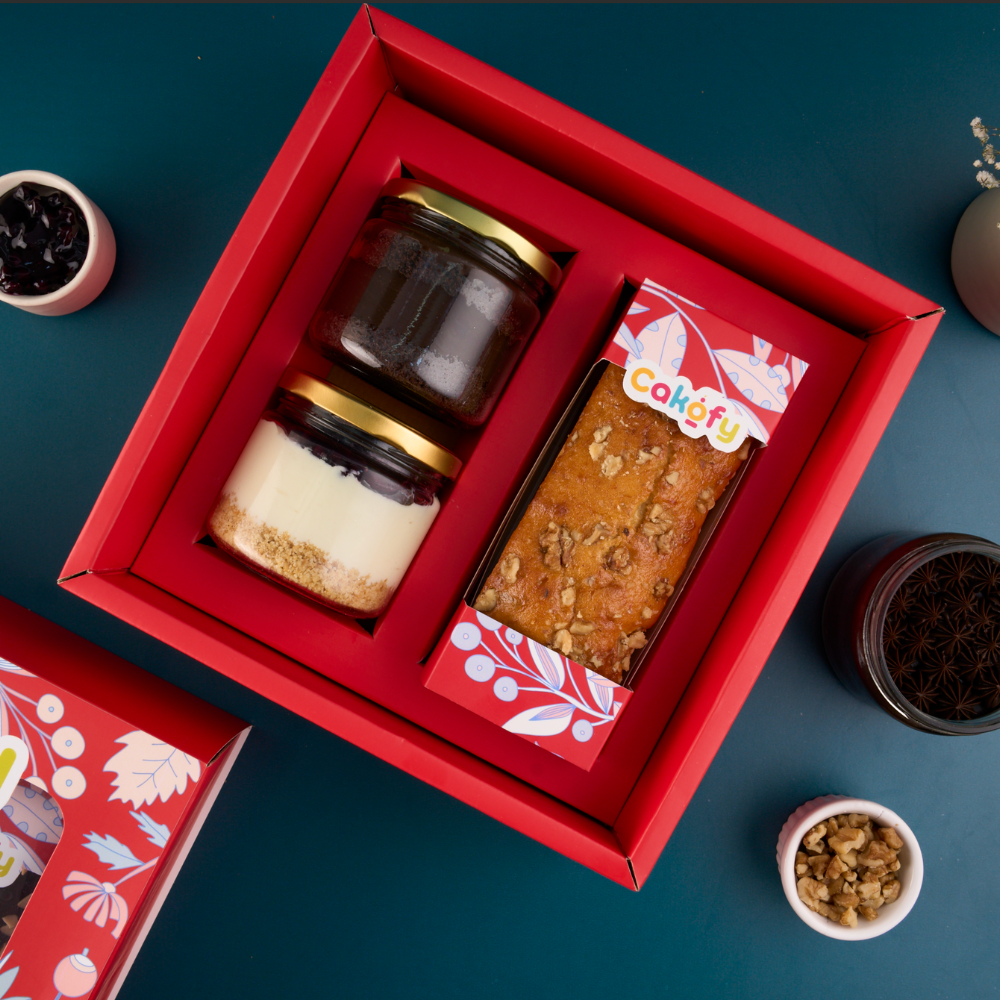 Dry Cake and Jar Cake Hamper Gurgaon & Delhi NCR | Cakofy