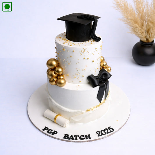 Elegant Graduation Cap Cake – Gurgaon & Delhi NCR | Cakofy