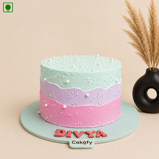 Elegant Pastel Cake - Gurgaon & Delhi NCR | Cakofy