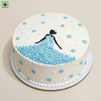 Elegant Princess Gown Cake – Gurgaon, Delhi & Noida