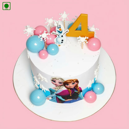 Elsa Anna Frozen Theme Cake – Gurgaon, Delhi & Noida