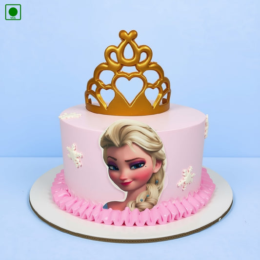 Elsa Crown Cake – Gurgaon, Delhi & Noida
