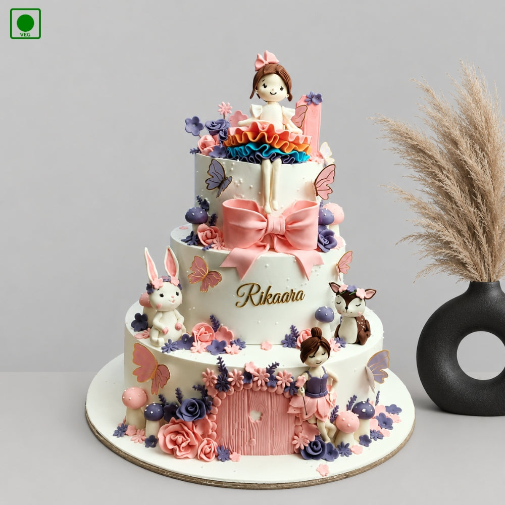 Enchanted Fairy Garden Cake – Gurgaon, Delhi & Noida