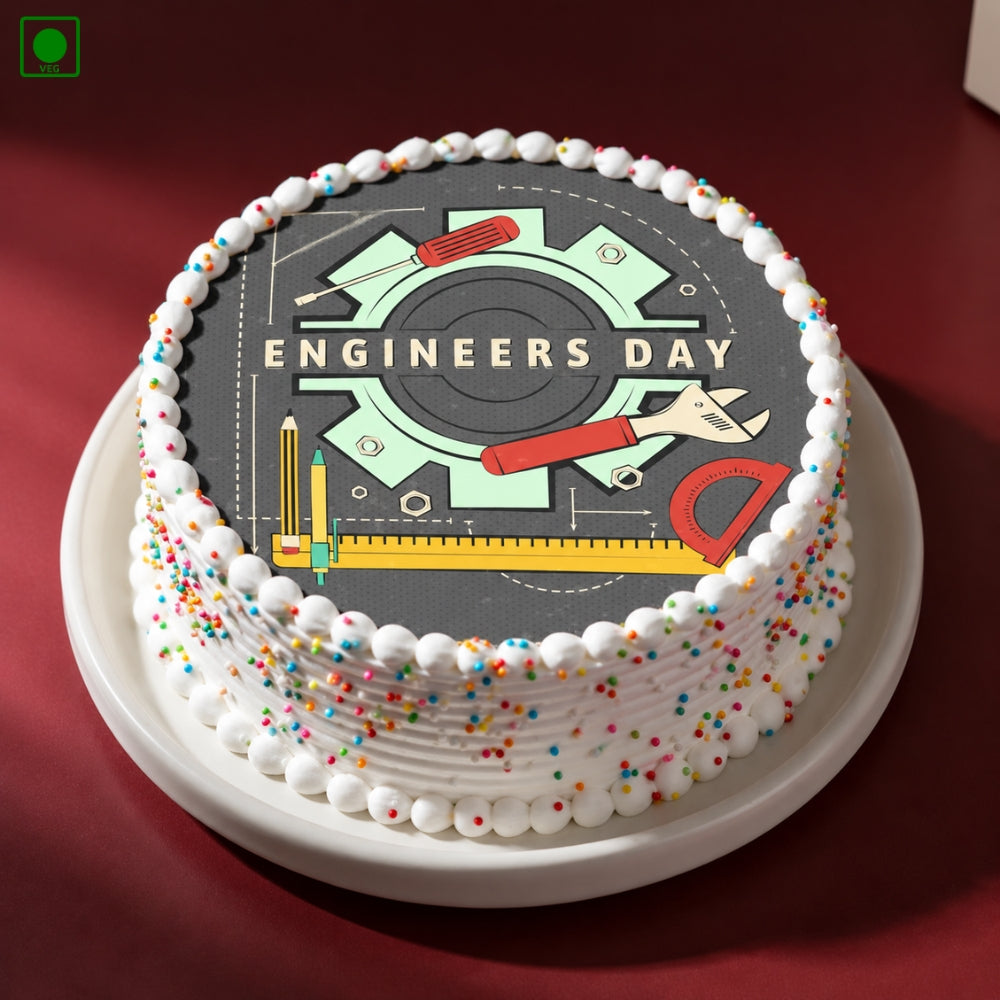Engineer’s Tools Poster Cake - Gurgaon, Delhi & Noida