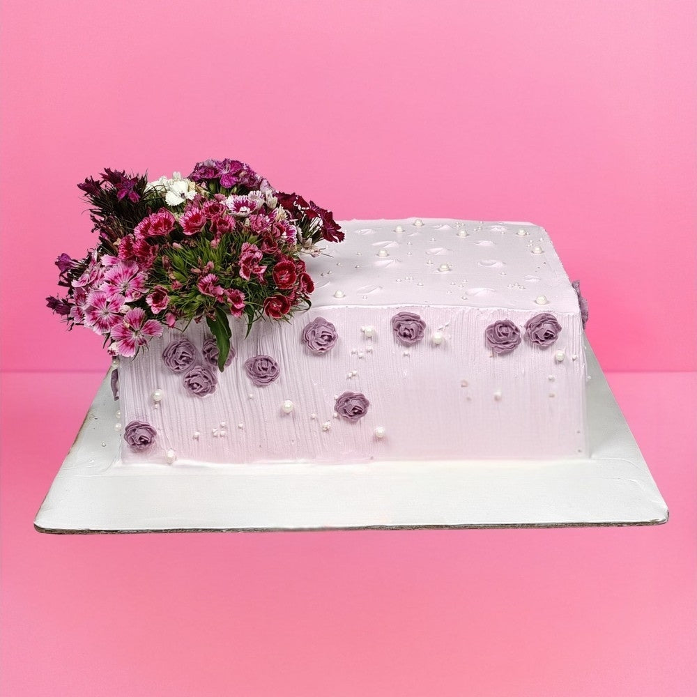 Exotic Flower Cake