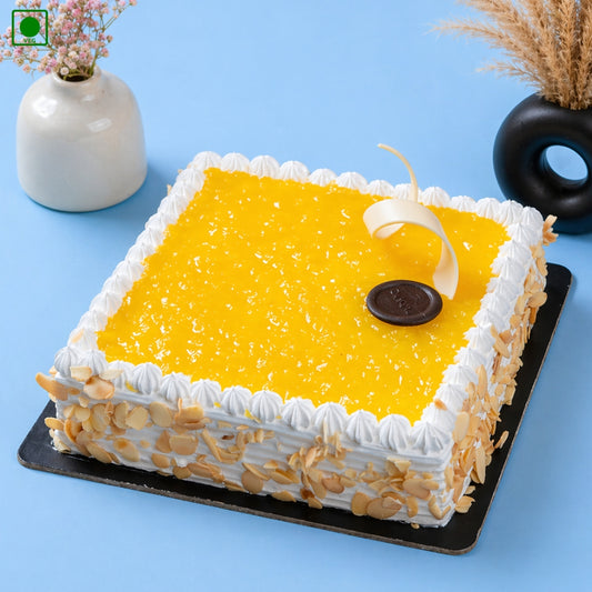 Exotic Pineapple Square Cake - Gurgaon & Delhi NCR | Cakofy