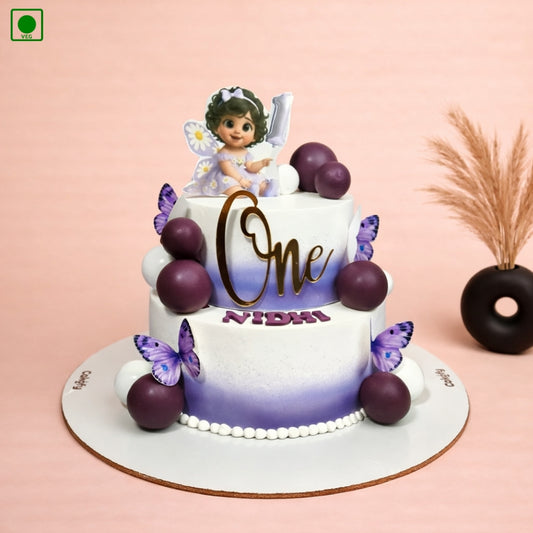 Fairy Butterfly Cake - Gurgaon & Delhi NCR | Cakofy