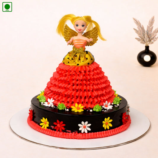 Fairy Doll Dress Cake – Gurgaon & Delhi NCR | Cakofy