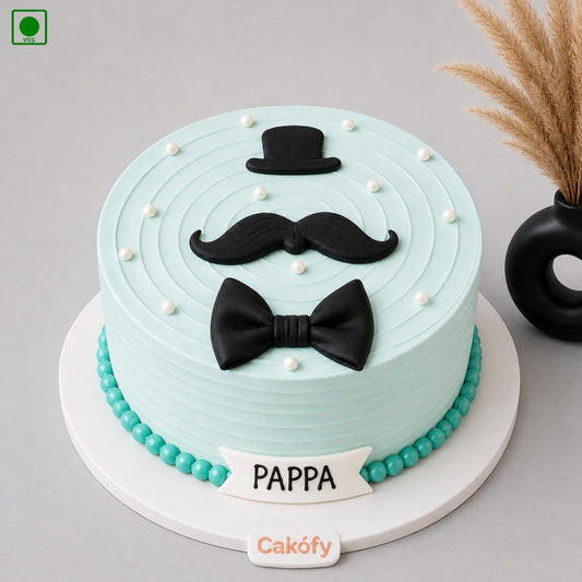 Father’s Day Bow Tie Cake - Gurgaon & Delhi NCR | Cakofy