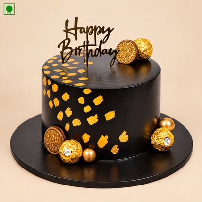 Chocolate Ferrero Birthday Cake - Gurgaon, Delhi & Noida