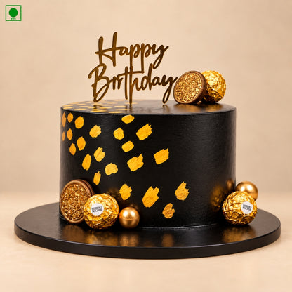 Chocolate Ferrero Birthday Cake - Gurgaon, Delhi & Noida