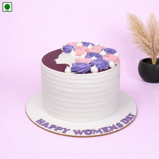 Floral Hair Lady Cake – Gurgaon & Delhi NCR | Cakofy