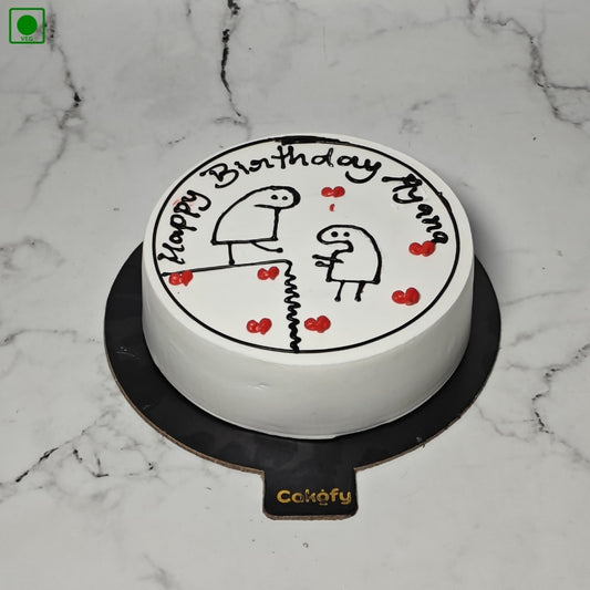Flork Theme Cake - Gurgaon & Delhi NCR | Cakofy