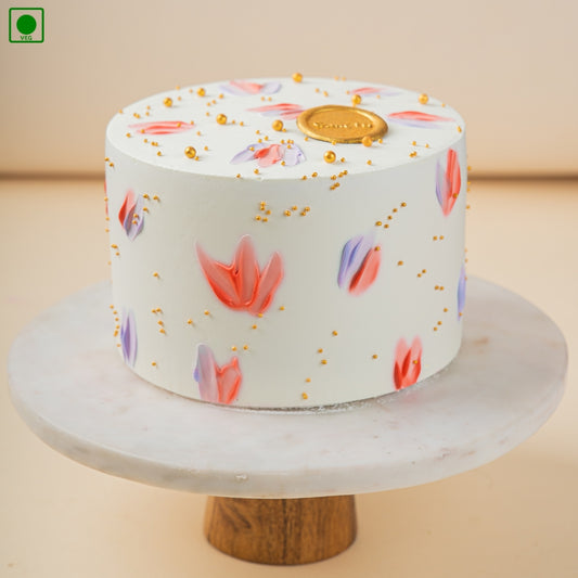 Flower Design Cake