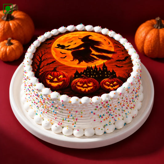 Flying Witch Photo Cake - Gurgaon, Delhi & Noida