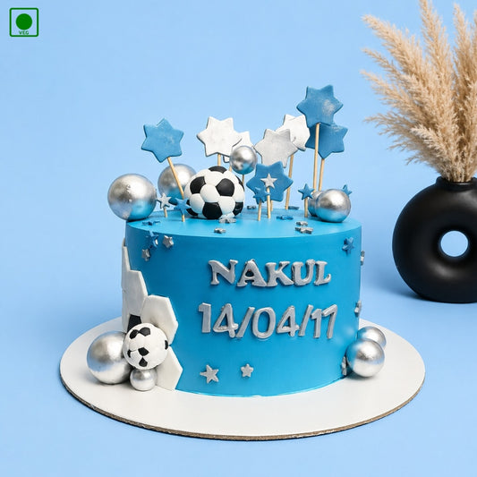Football Star Birthday Cake – Gurgaon & Delhi NCR | Cakofy